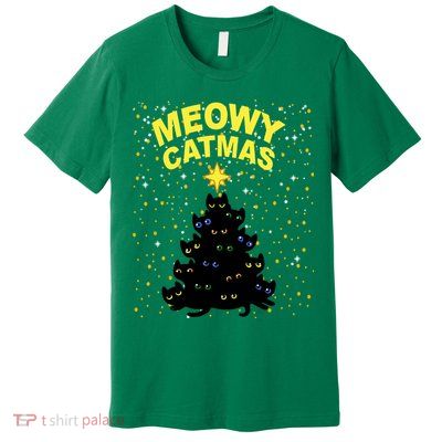 Meowy Christmas Premium T-Shirt