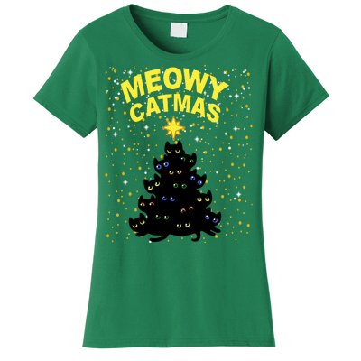 Meowy Christmas Women's T-Shirt