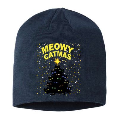 Meowy Christmas Sustainable Beanie