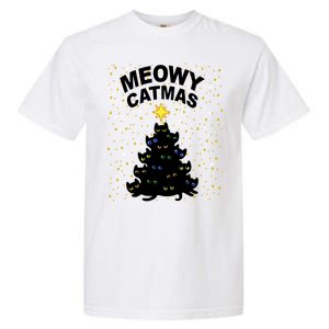 Meowy Christmas Garment-Dyed Heavyweight T-Shirt