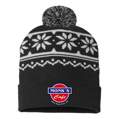 MonkS Cafe USA-Made Snowflake Beanie