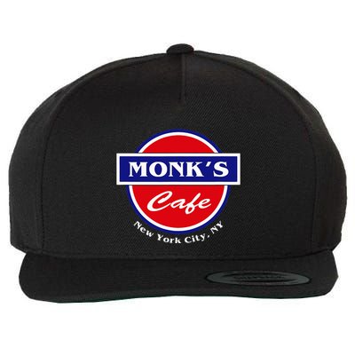 MonkS Cafe Wool Snapback Cap