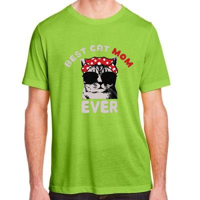 Meow Cat Meow Kitty Funny Cats Mom And Cat Dad Adult ChromaSoft Performance T-Shirt