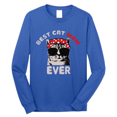 Meow Cat Meow Kitty Funny Cats Mom And Cat Dad Long Sleeve Shirt