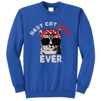 Meow Cat Meow Kitty Funny Cats Mom And Cat Dad Sweatshirt