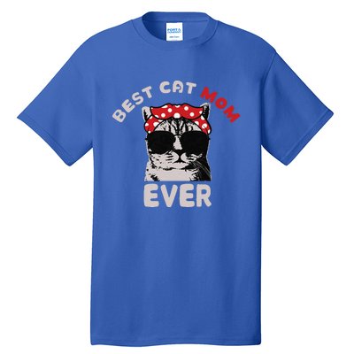 Meow Cat Meow Kitty Funny Cats Mom And Cat Dad Tall T-Shirt