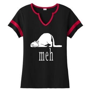 Meh Cat Ladies Halftime Notch Neck Tee