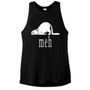 Meh Cat Ladies PosiCharge Tri-Blend Wicking Tank