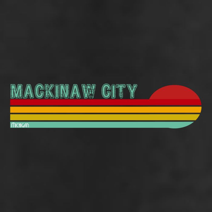 Mackinaw City Michigan 11oz C Handle Ceramic Mug