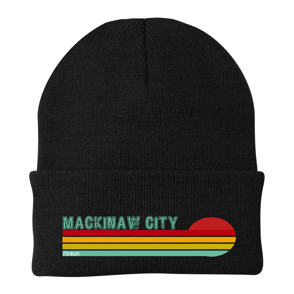 Mackinaw City Michigan Beanie