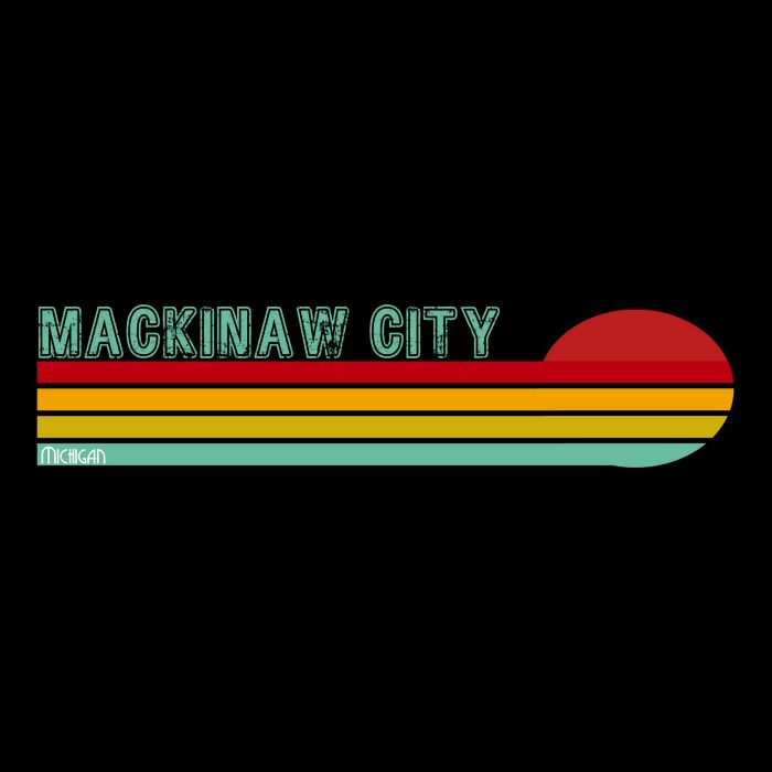 Mackinaw City Michigan Youth Performance Sprint T-Shirt