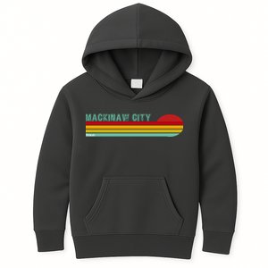 Mackinaw City Michigan Kids Hoodie