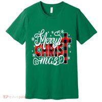 Merry Christ Mas Christian Jesus Christmas Pjs Xmas Pajamas Premium T-Shirt