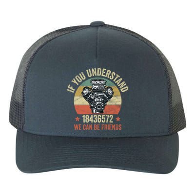 Mechanic Car Mechanic 18436572 V8 Mechanical Engineer Gift Yupoong Adult 5-Panel Trucker Hat