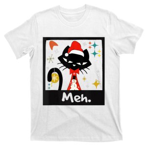 Meh Cat Mid Century Modern Christmas Look Retro 50s 60s Cats Tank Top T-Shirt