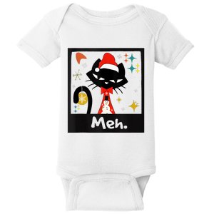 Meh Cat Mid Century Modern Christmas Look Retro 50s 60s Cats Tank Top Baby Bodysuit