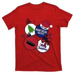 Merry Christmas Montreal Hockey Est 1909 T-Shirt