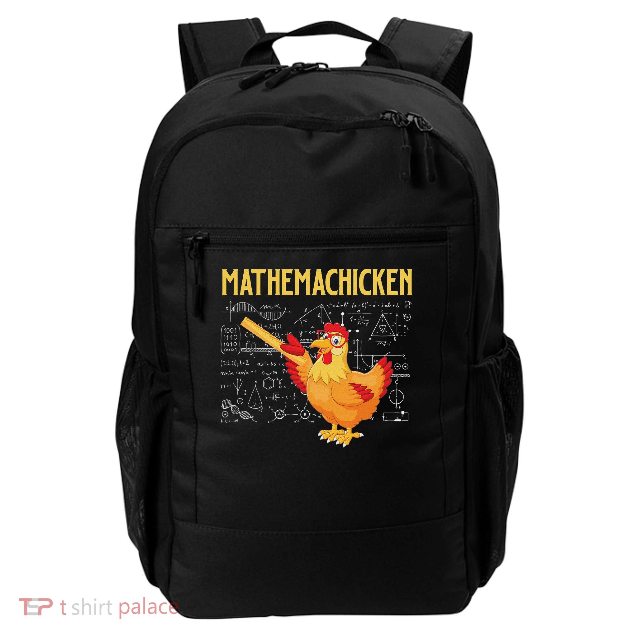 Mathemachicken Chicken Math Lover Animal Poultry Owner Daily Commute Backpack