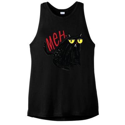 Meh Cat Ladies PosiCharge Tri-Blend Wicking Tank