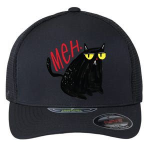 Meh Cat Flexfit Unipanel Trucker Cap