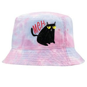 Meh Cat Tie-Dyed Bucket Hat