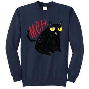 Meh Cat Tall Sweatshirt