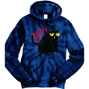 Meh Cat Tie Dye Hoodie