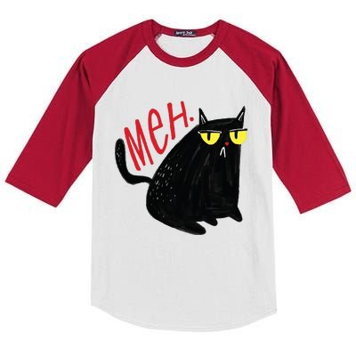 Meh Cat Kids Colorblock Raglan Jersey