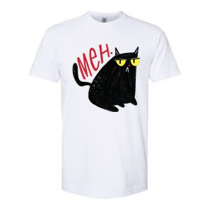 Meh Cat Softstyle CVC T-Shirt