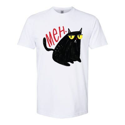 Meh Cat Softstyle CVC T-Shirt