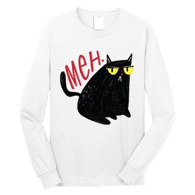 Meh Cat Long Sleeve Shirt