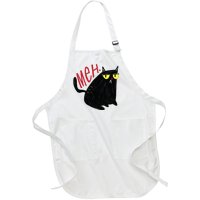 Meh Cat Full-Length Apron With Pockets