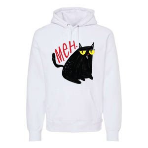 Meh Cat Premium Hoodie