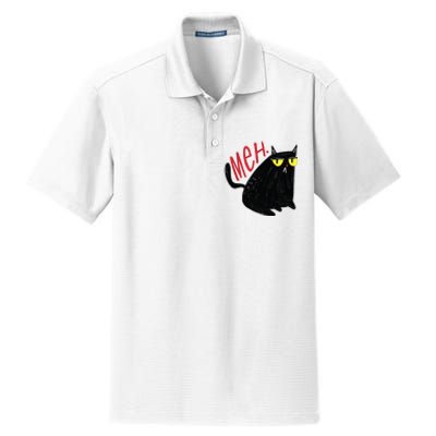 Meh Cat Dry Zone Grid Polo