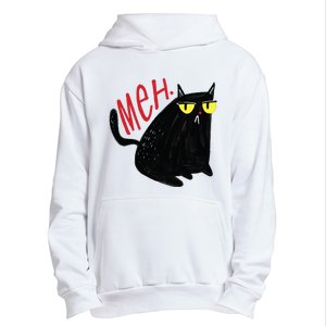 Meh Cat Urban Pullover Hoodie