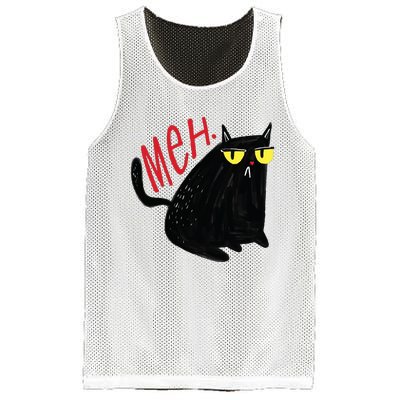 Meh Cat Mesh Reversible Basketball Jersey Tank