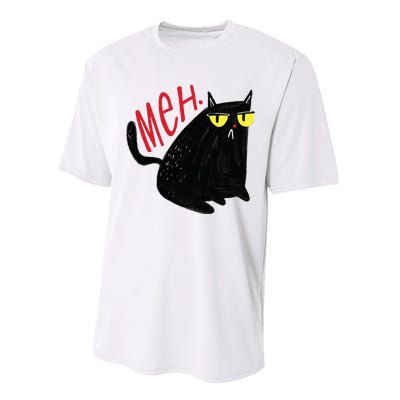 Meh Cat Performance Sprint T-Shirt