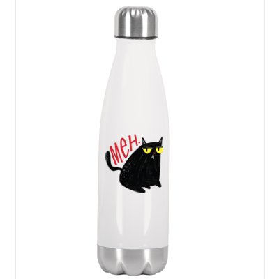 Meh Cat Stainless Steel Insulated Water Bottle