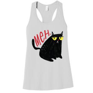 Meh Cat Women's Racerback Tank