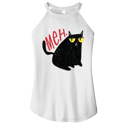 Meh Cat Women's Perfect Tri Rocker Tank