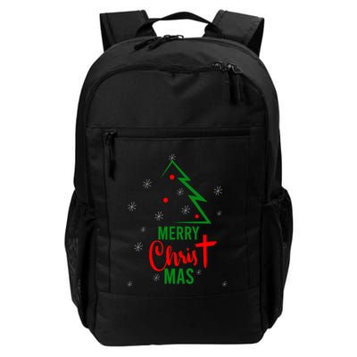 Merry Christ Mas Christmas Christian Jesus Religious Holiday Backpack
