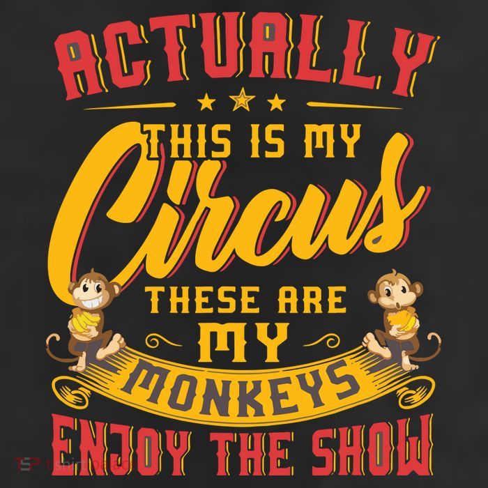 My Circus My Monkeys Funny Gift For 11oz C Handle Ceramic Mug