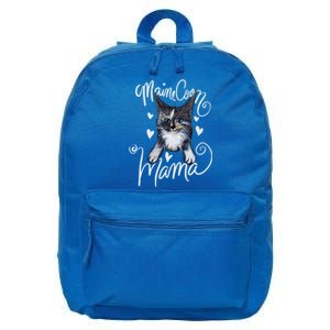 Maine Coon Mama Cute Dilute Calico Gift 16 in Basic Backpack