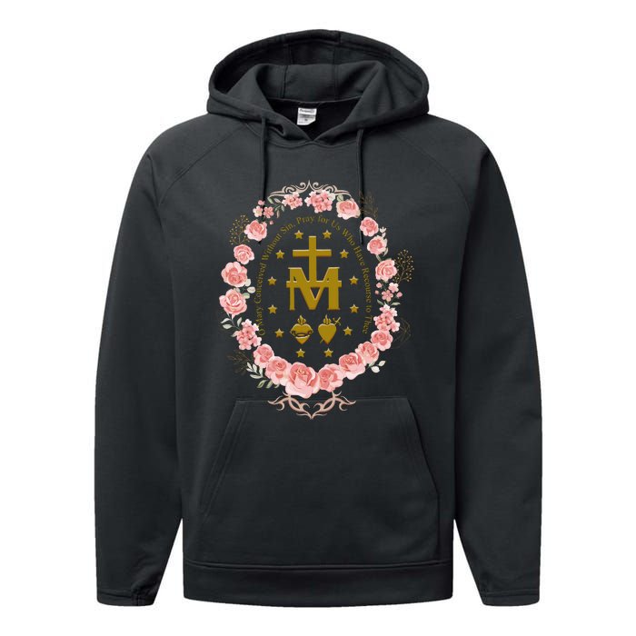 Marian Catholic Performance Fleece Hoodie