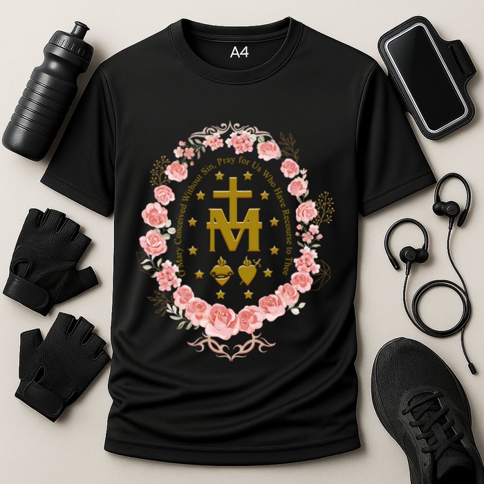 Marian Catholic Cooling Performance Crew T-Shirt