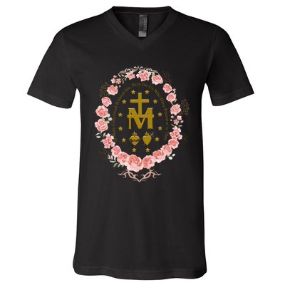 Marian Catholic V-Neck T-Shirt