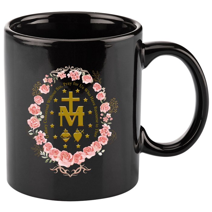 Marian Catholic 11oz C Handle Ceramic Mug