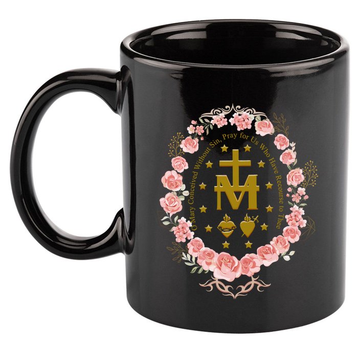 Marian Catholic 11oz C Handle Ceramic Mug