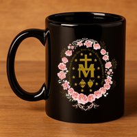 Marian Catholic 11oz C Handle Ceramic Mug