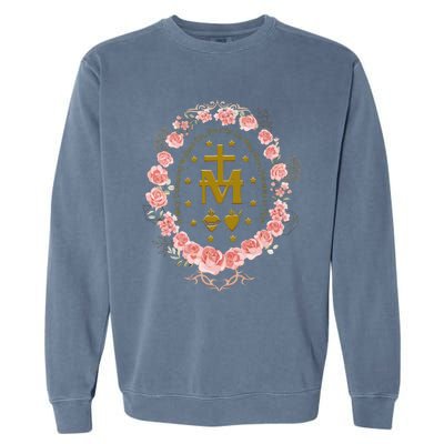 Marian Catholic Garment-Dyed Sweatshirt